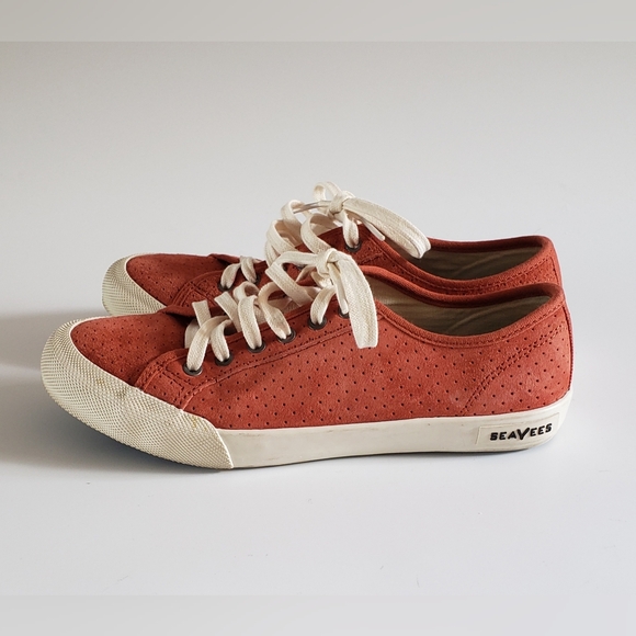 SeaVees Shoes - Seavees Women's Monterey Varsity Leather / Suede Sneakers Size 7